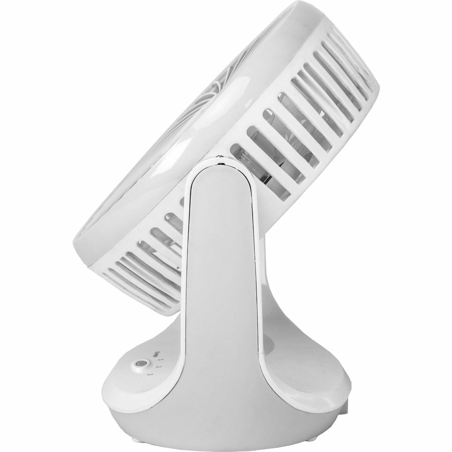 DICTROLUX - Ventilatore Portatile ricaricabile da scrivania 4 Watt - h23x21x13,3 cm